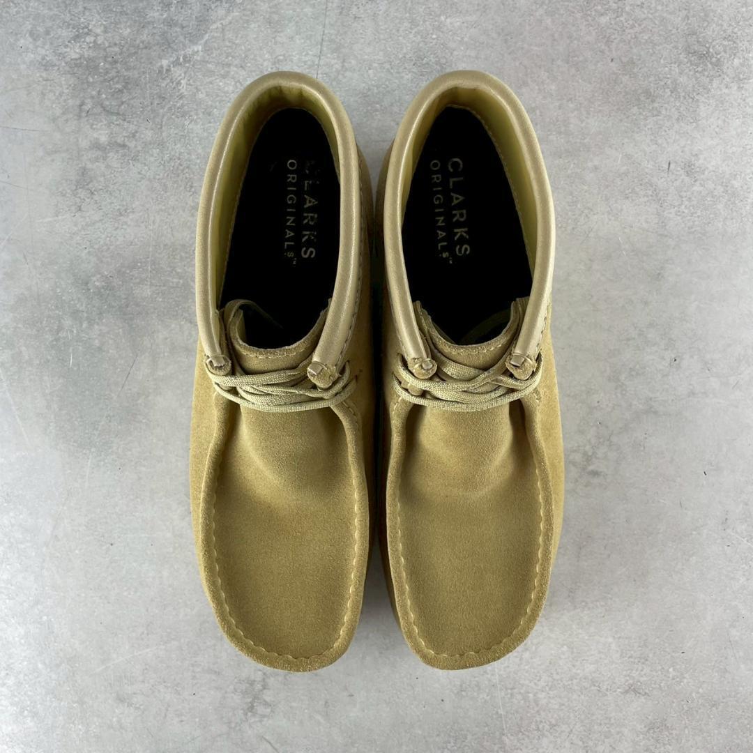 美品　クラークス　GTX ワラビーブーツ　ゴアテックス　メープルスエード　 26