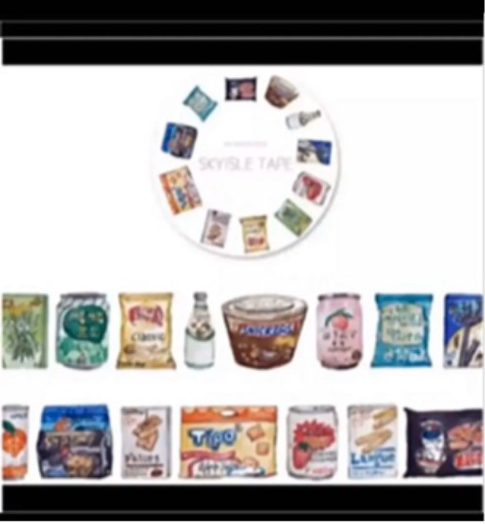 専用⭐︎海外 スナック マスキングテープ　2