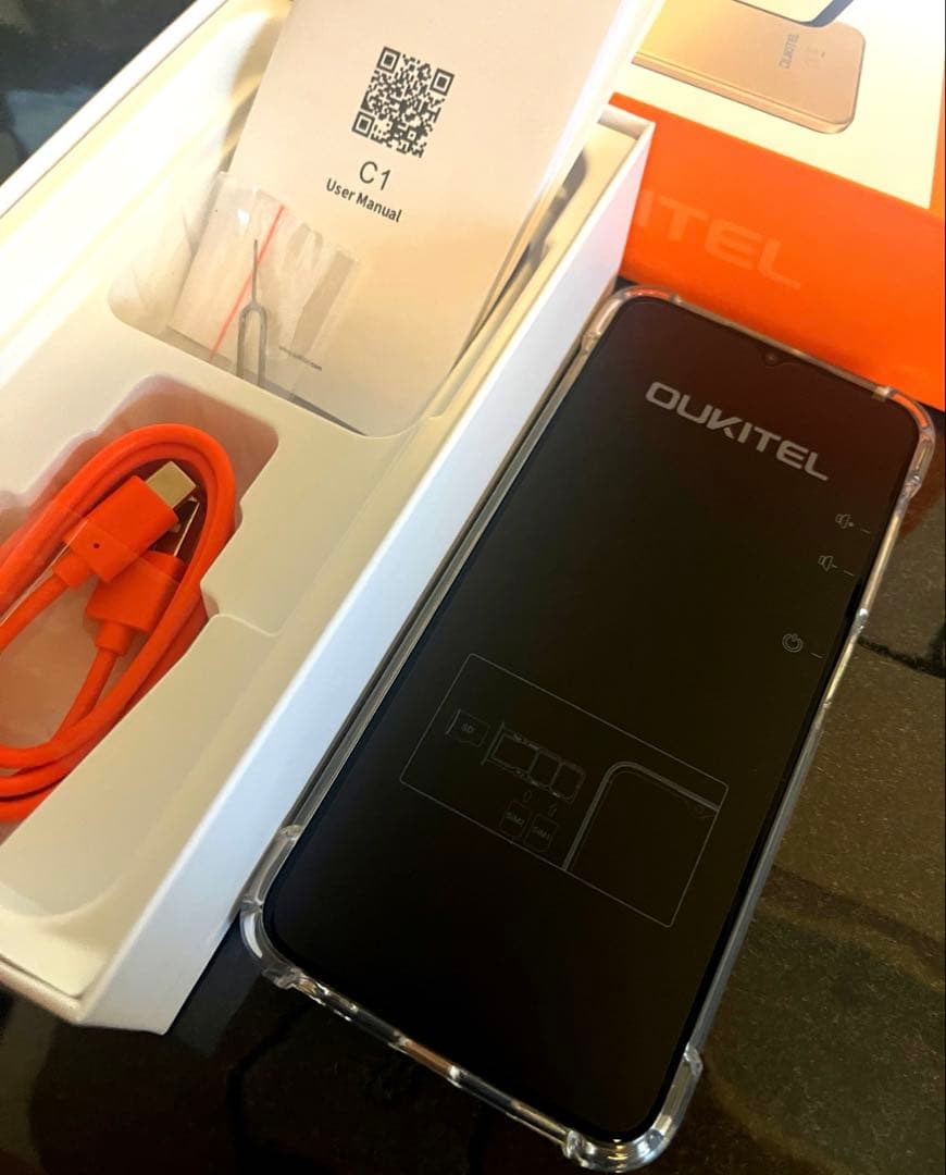 【新品‼️】OUKITEL C1 ゴールド 128GB /Android15
