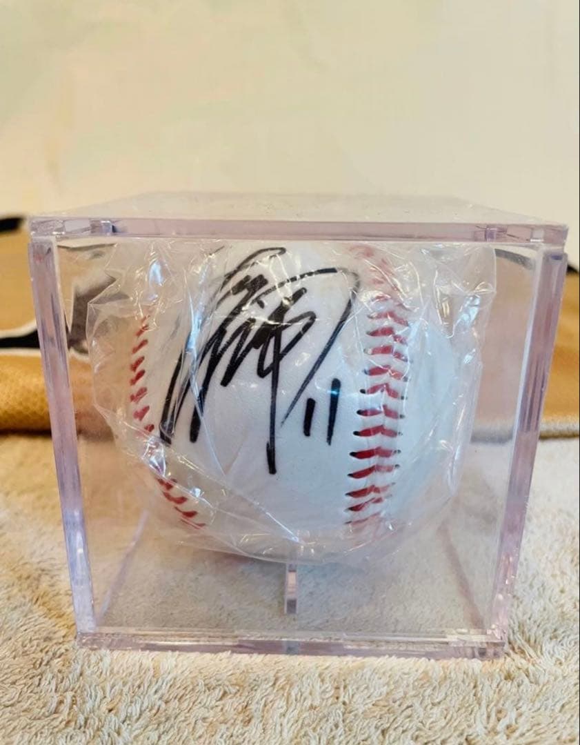 大谷翔平⭐️初期直筆サインボール⭐️日ハムビジターユニフォーム⭐️2点セット