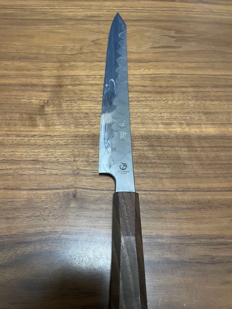 龍泉刃物　武礼禅和　胡桃八角柄 筋引 260mm