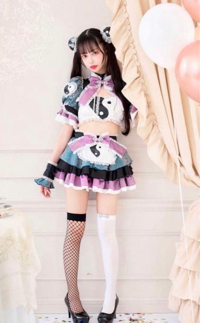 Malymoon ミスティック陰陽チャイナ《ハロウィンコスプレ9点セット》