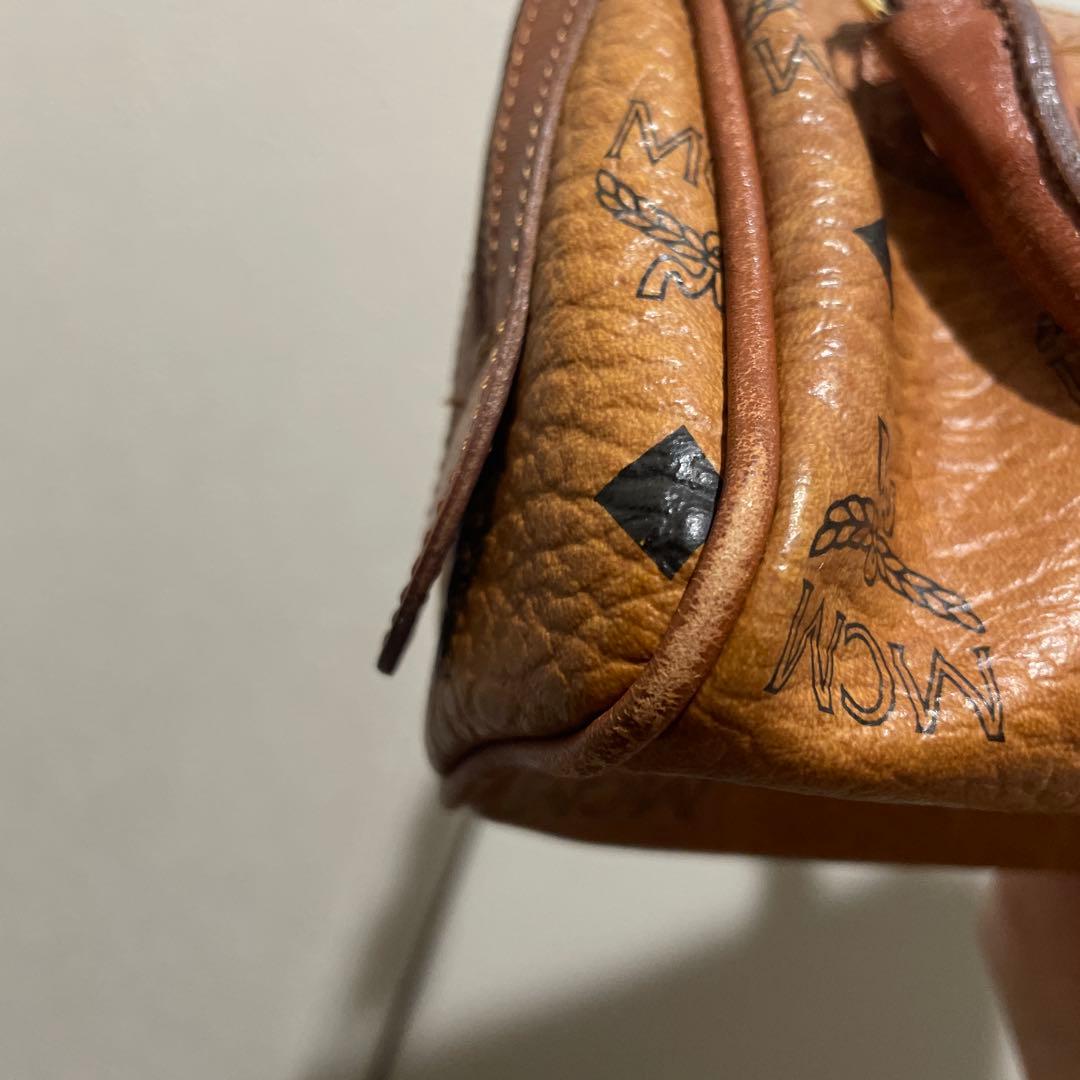 希少MCM マイクロミニ　ポシェット　ミニボストン　アナグラム　ショルダーバッグ