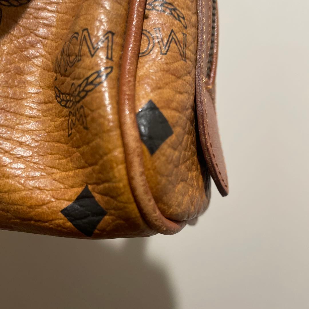 希少MCM マイクロミニ　ポシェット　ミニボストン　アナグラム　ショルダーバッグ