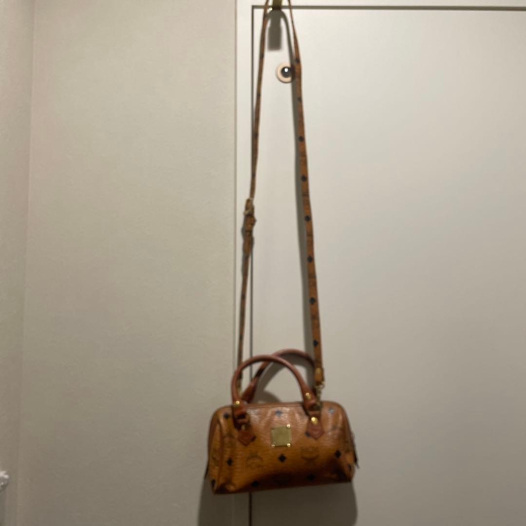 希少MCM マイクロミニ　ポシェット　ミニボストン　アナグラム　ショルダーバッグ