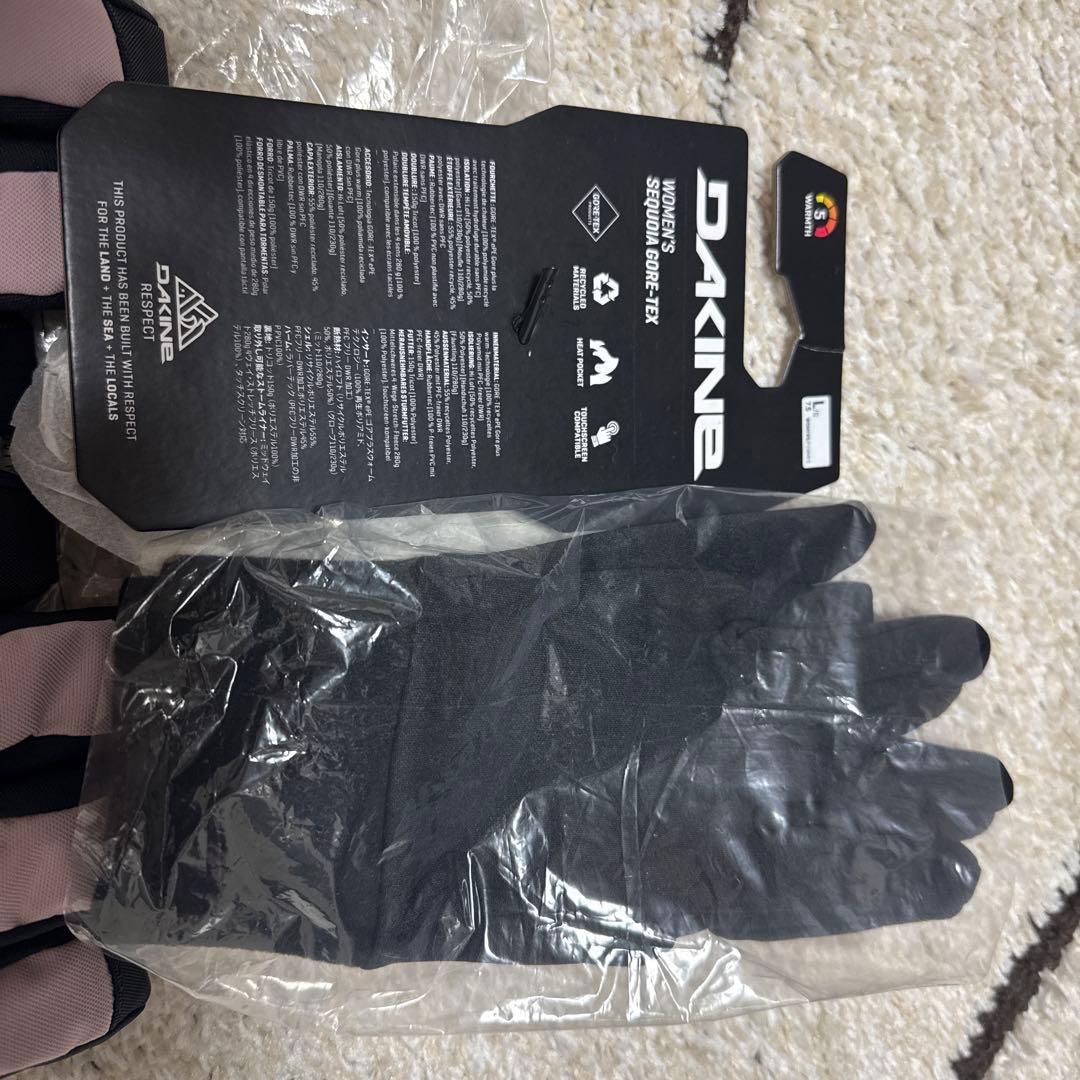 DAKINE ゴアテックス グローブ Lサイズ ピンク　タグ付き 新品未使用品