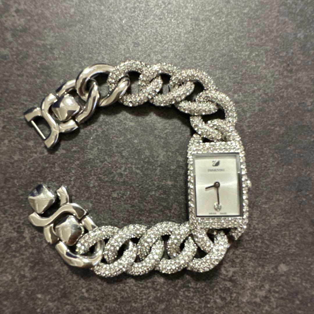 【美品】スワロフスキー腕時計