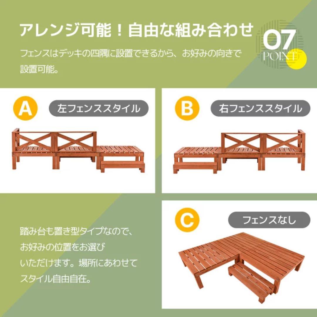 ウッドデッキ 天然木 キット　ウッドパネル 家具ガーデン