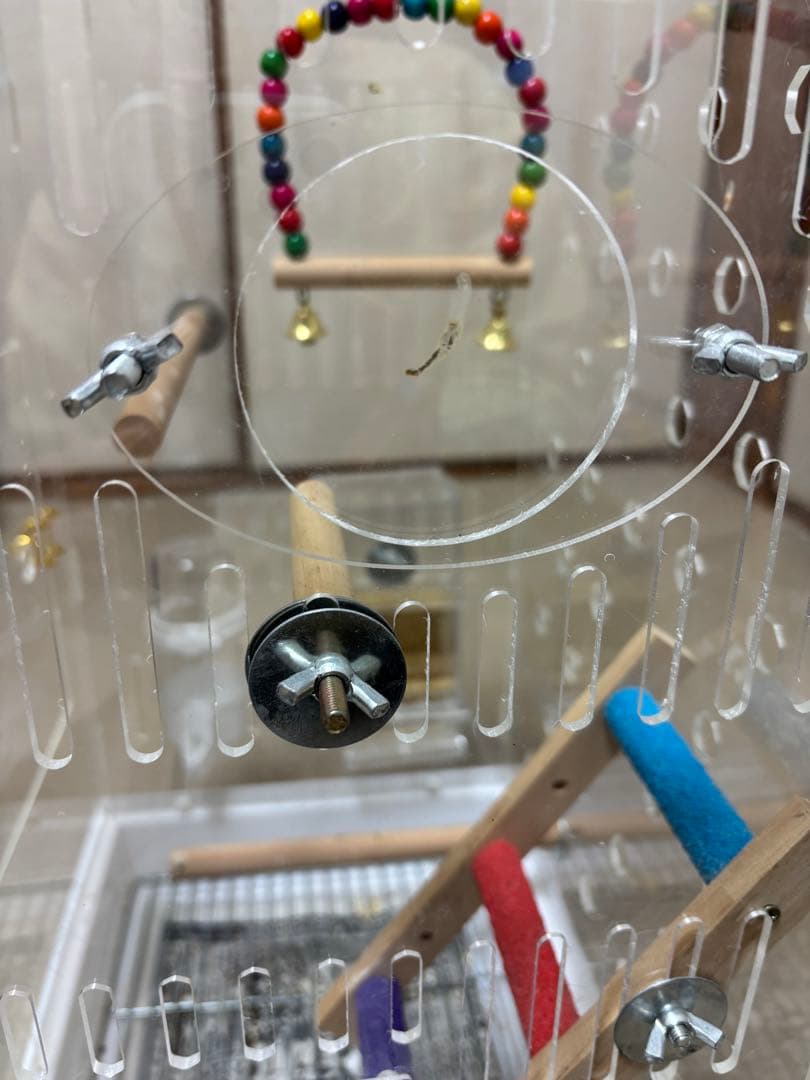 ◼︎リコ◼︎ 透明アクリル鳥かご