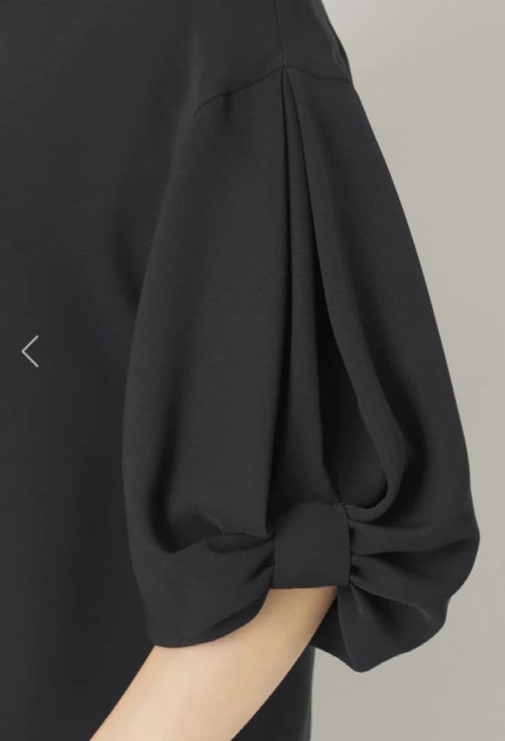 新品 2024SS【トゥービーシック】リボンスリーブ　ボレロ　ブラック　完売品