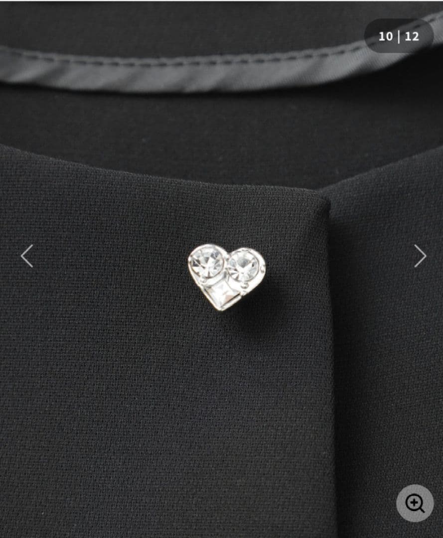 新品 2024SS【トゥービーシック】リボンスリーブ　ボレロ　ブラック　完売品