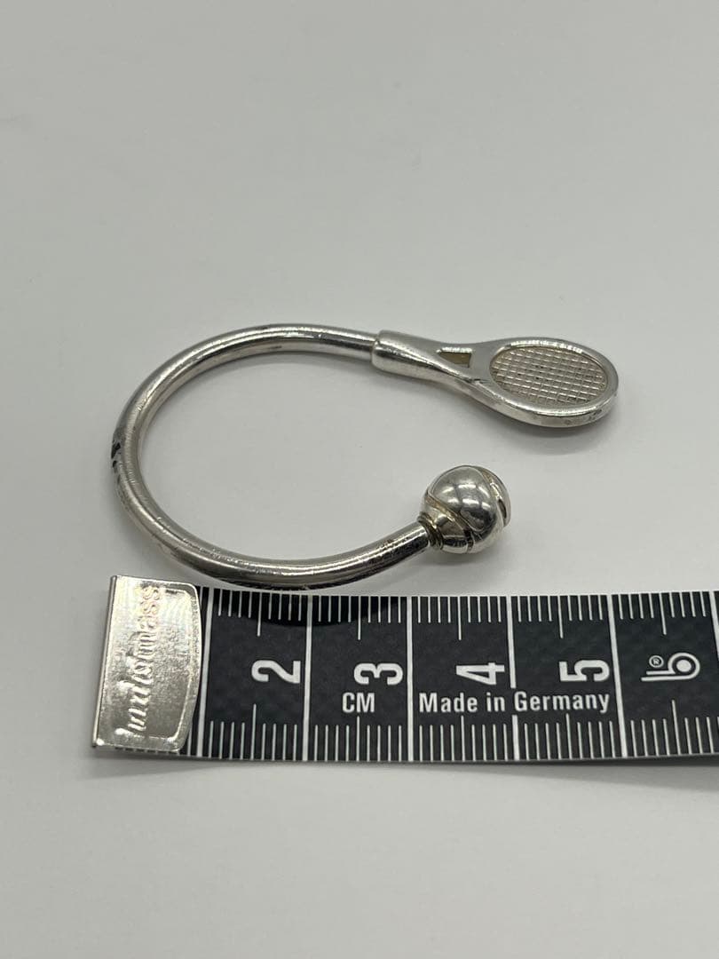 ティファニー TIFFANY&CO テニスラケット ボール モチーフ キーリング