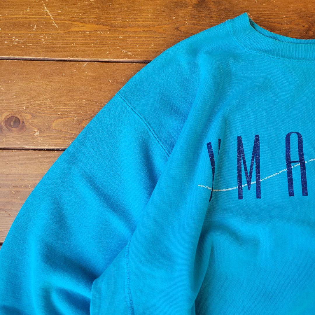 90s USA製 チャンピオン リバースウィーブ UMASS プリント