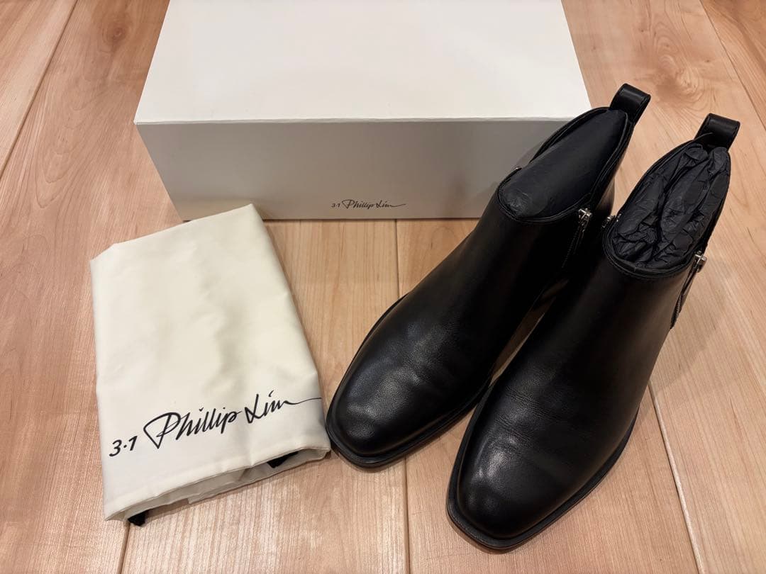 3.1 フィリップリム ショートブーツ アンクルブーツ レザー 39