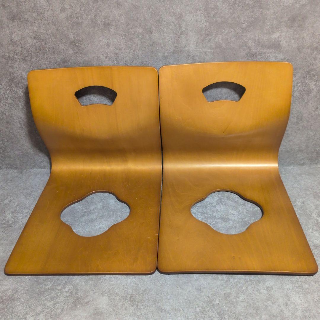 演漆　曲げ木座椅子 8席セット