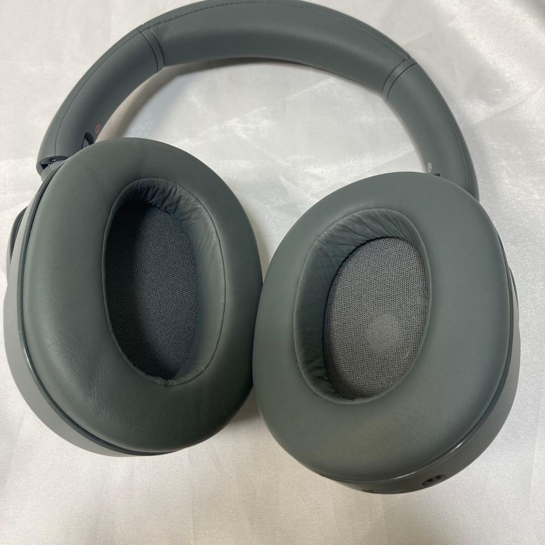 <極美品> Sony ワイヤレスヘッドホン グレー ケース付き ノイキャン