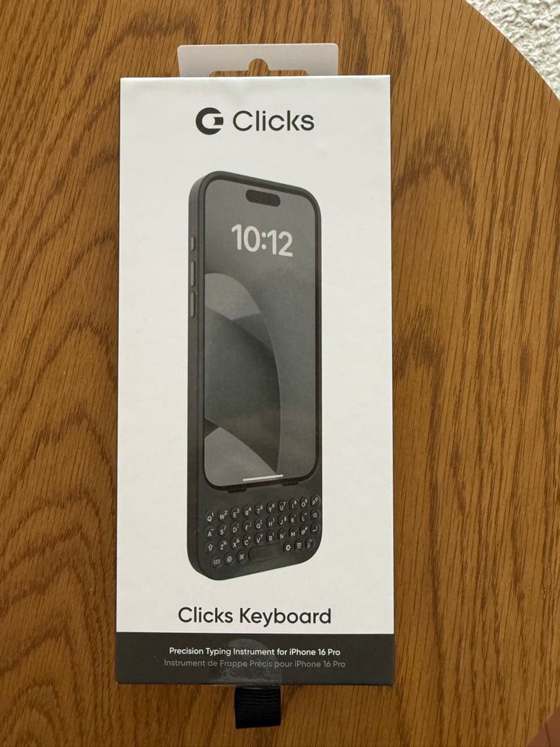 Clicks Keyboard iPhone 16 Pro用ケース