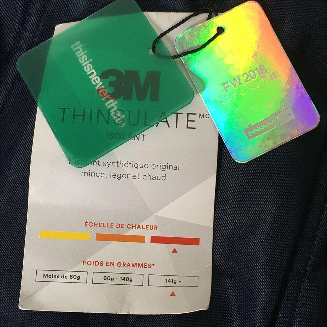 新品未使用 thisisneverthat ネバザ パデットコート 中綿