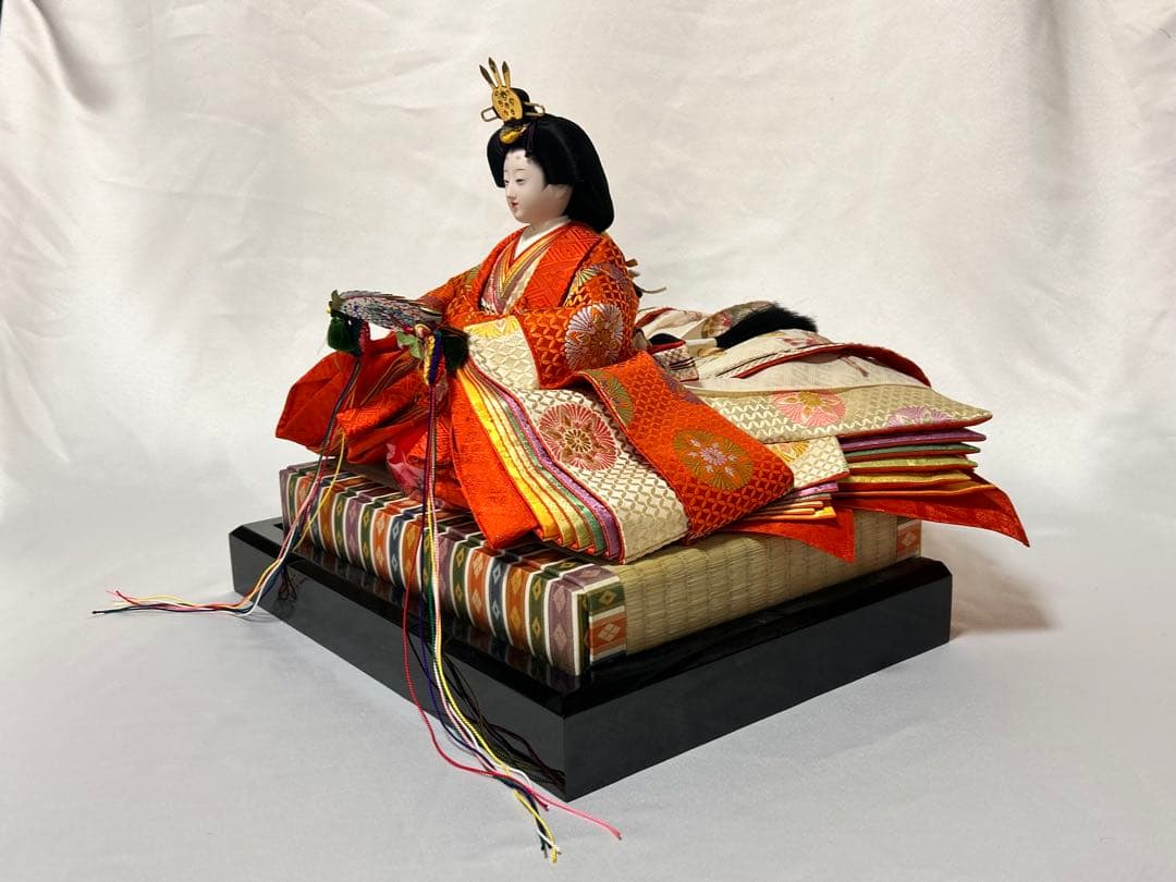 雛人形 ひな人形 雛道具 有職雛 親王 黄櫨染 十二単 京７番