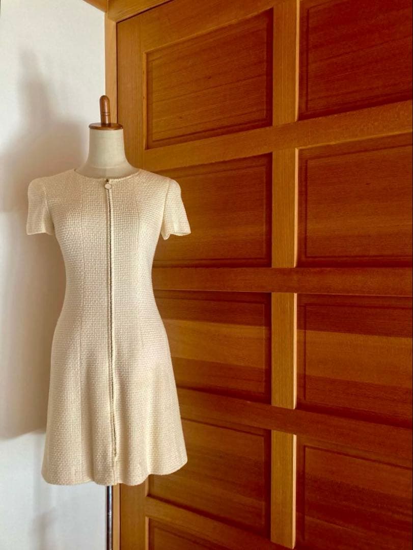 CHANEL ワンピース　ココマーク　特価　クリーニング済　ガーメントカバー付