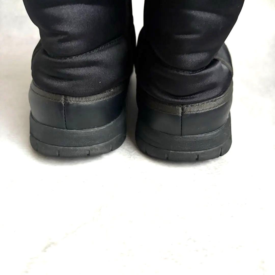 ザノースフェイス 防水ブラックムートンブーツヌプシ アモア 25cm