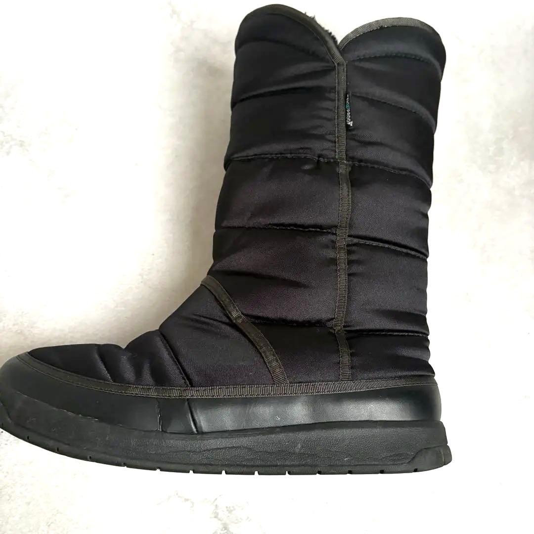 ザノースフェイス 防水ブラックムートンブーツヌプシ アモア 25cm