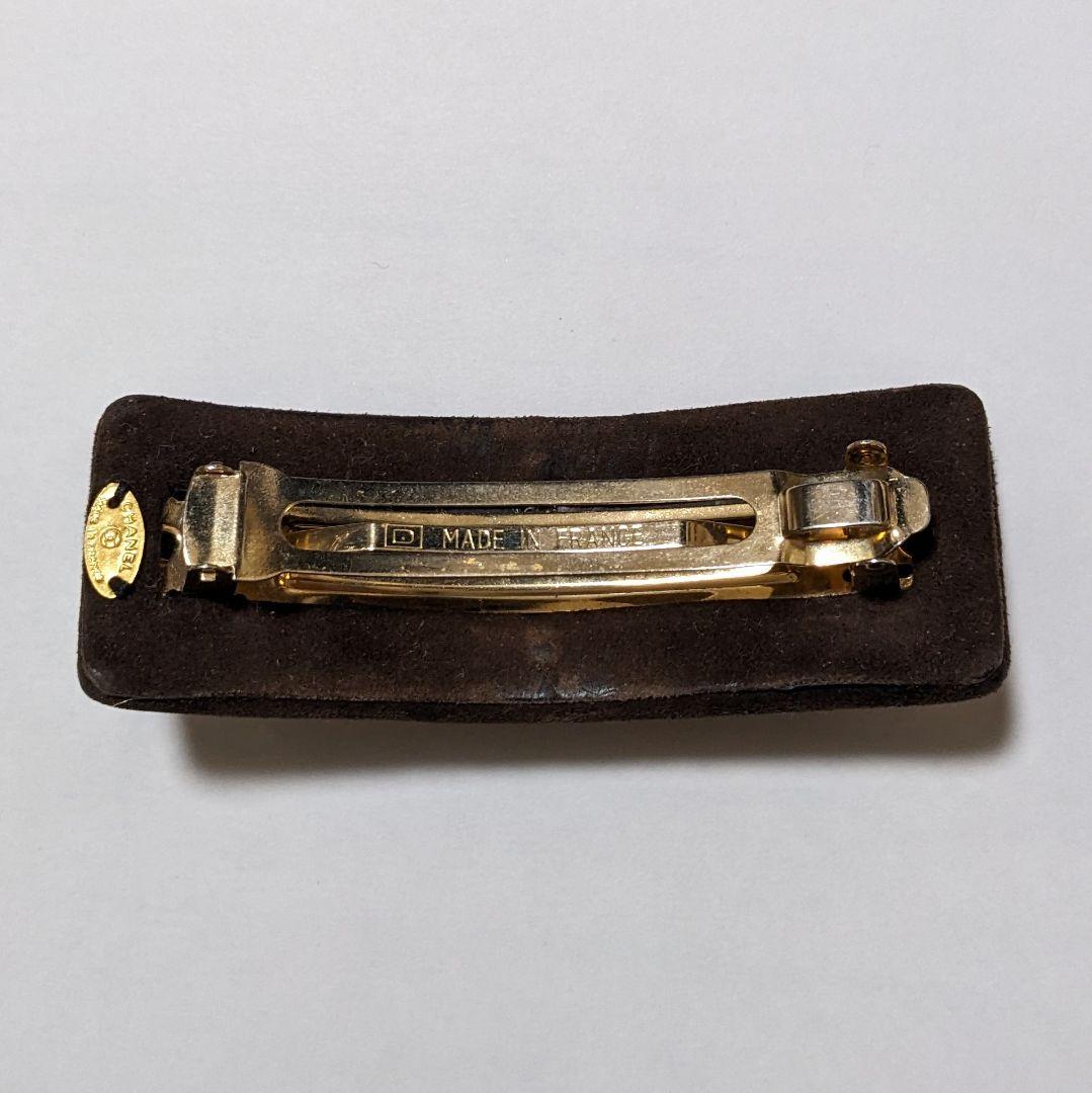 CHANEL ココマーク スエード バレッタ シャネル