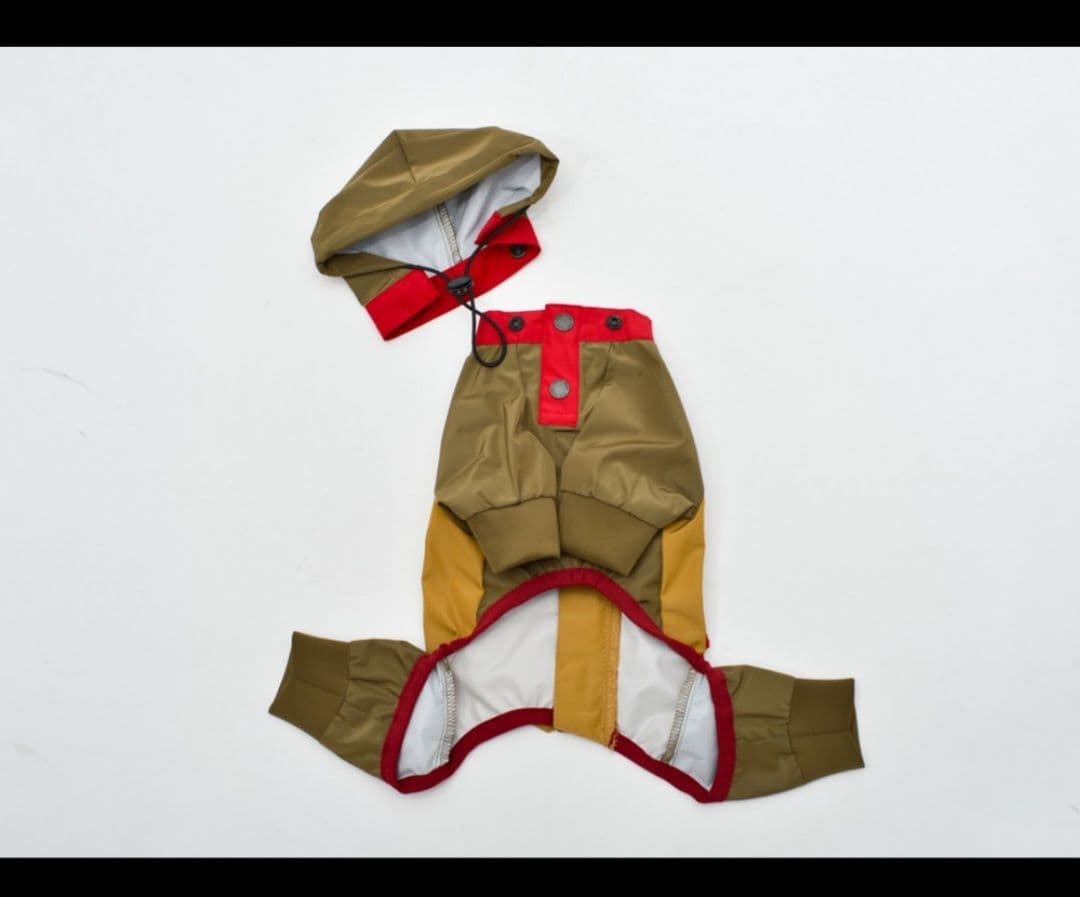  peak 防水犬用レインコート Sサイズ