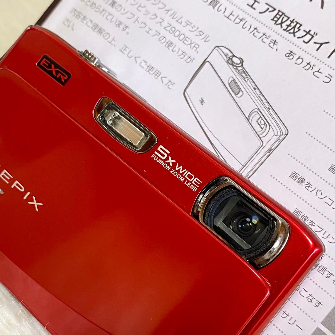 ✨訳あり/美品✨富士フイルム FINEPIX Z900EXR デジカメ 赤