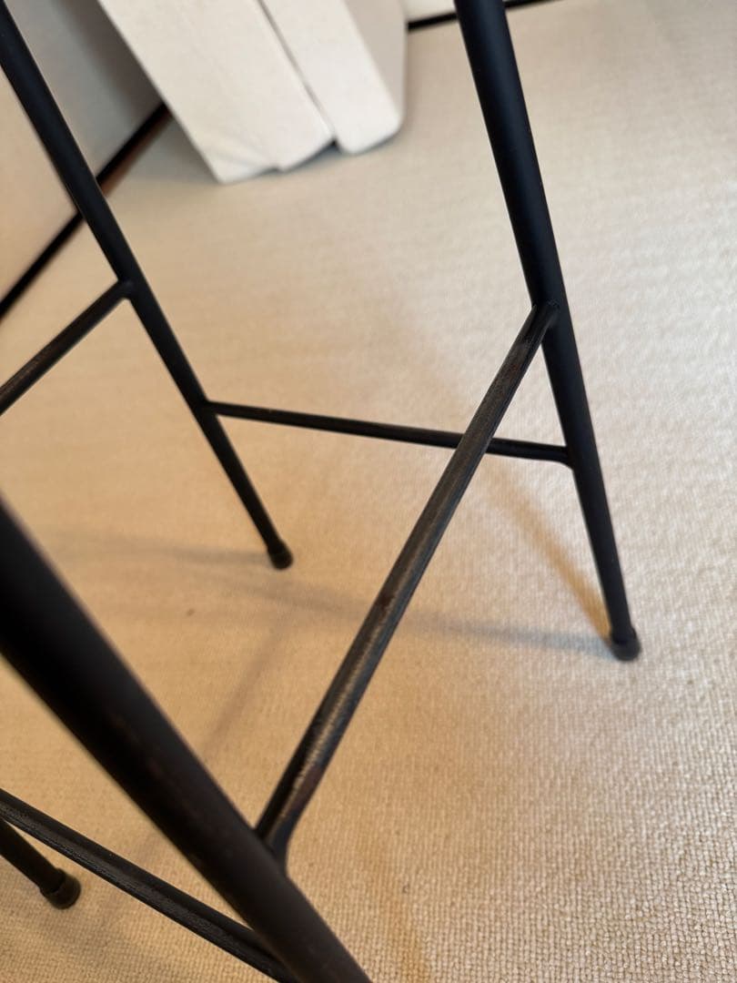 木製ハイスツール 直径28cm 高さ68cm