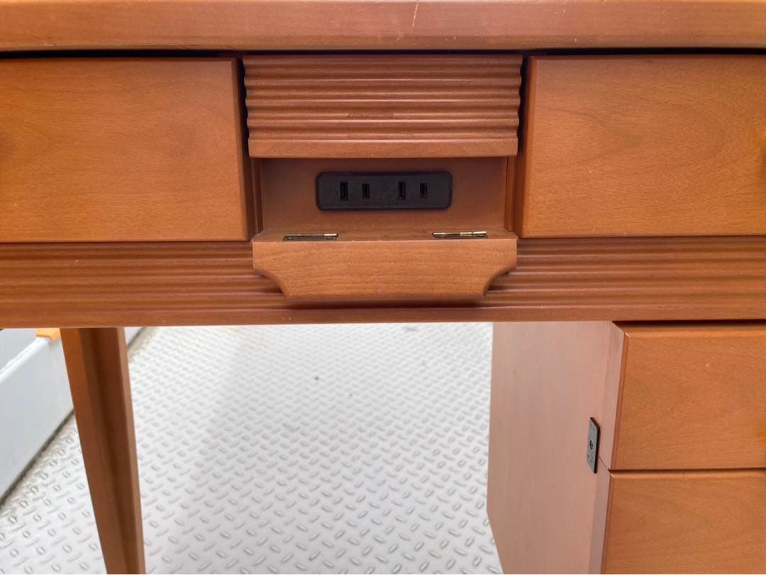 大塚家具　ブラウン木製ドレッサー・鏡台