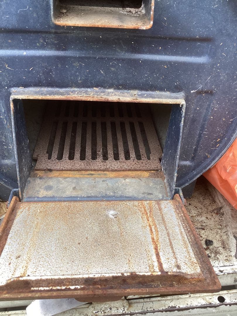 MS-3C 長州風呂釜 焼却兼用釜 灯油バーナー付き中古まだまだ使える品