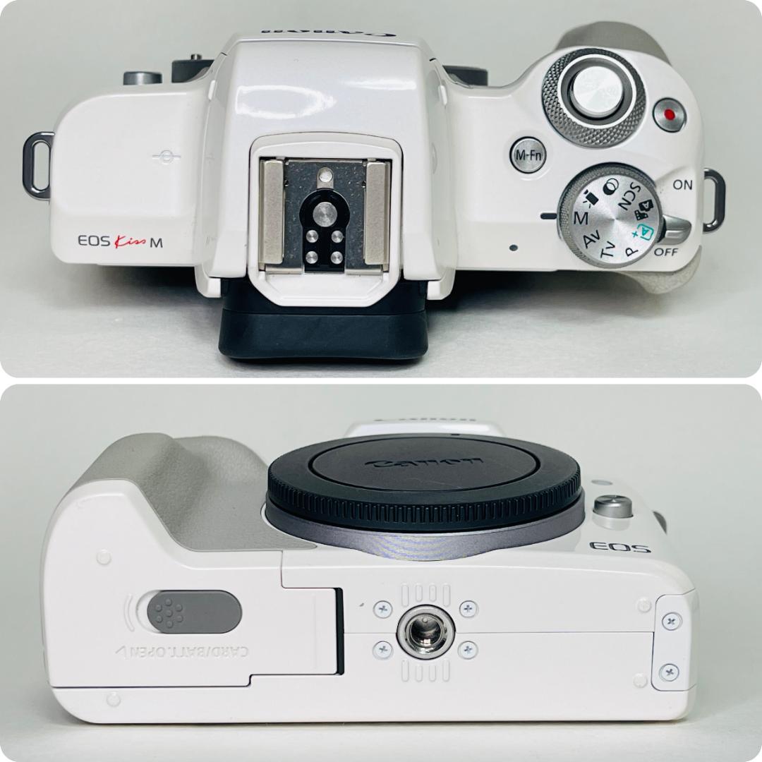 CANON キヤノン EOS Kiss M ＋ EF-M 15-45mm レンズ