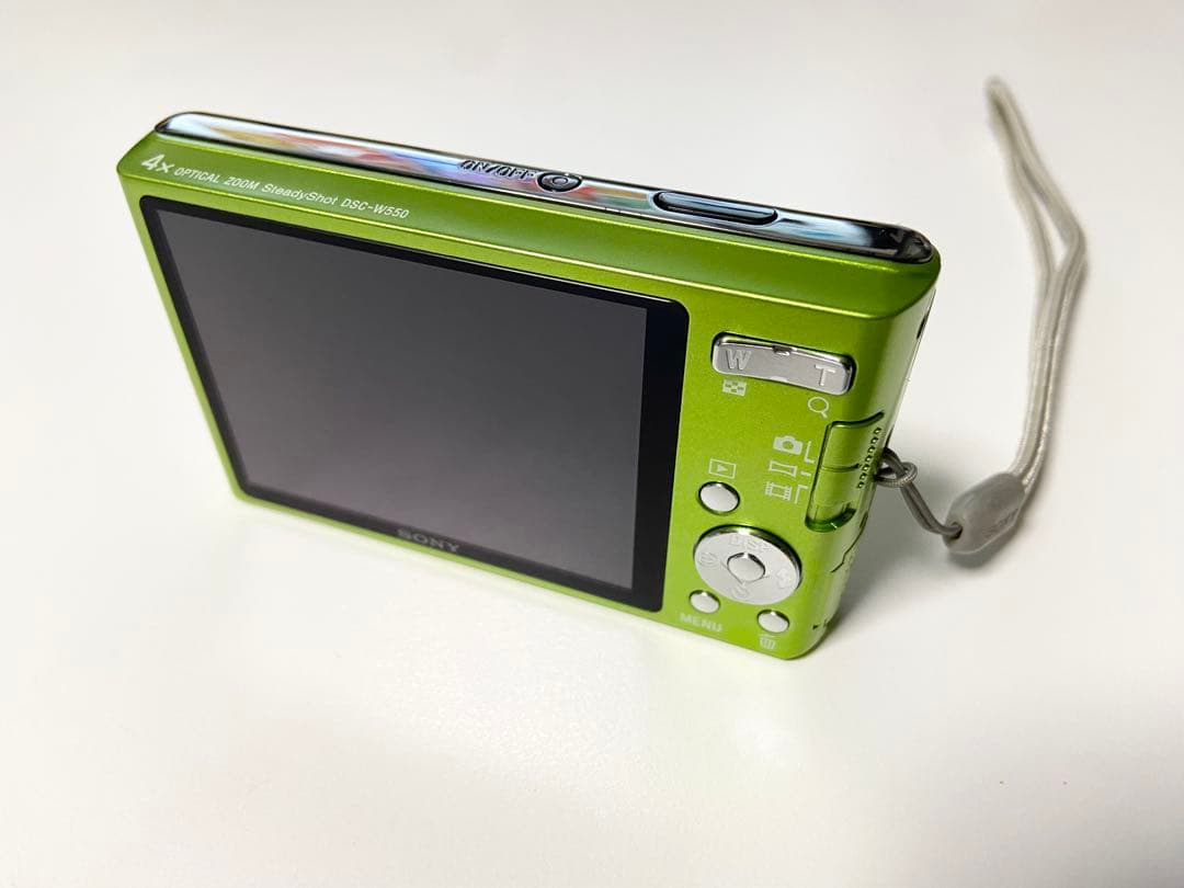 美品SONY Cyber-shot DSC-W550グリーン