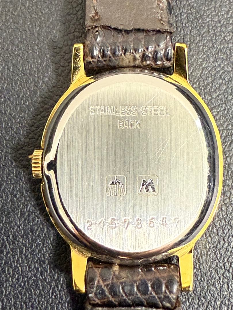 LONGINES アナログ時計 ゴールド/ブラウン 美品！