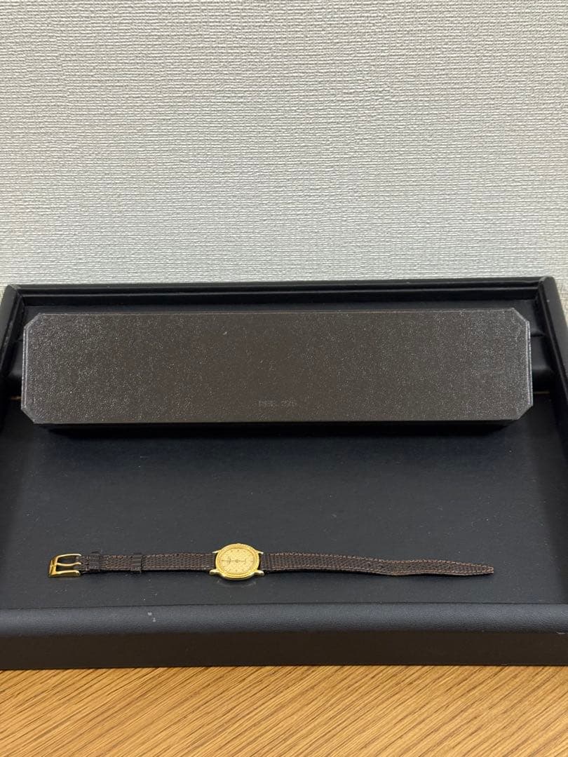 LONGINES アナログ時計 ゴールド/ブラウン 美品！