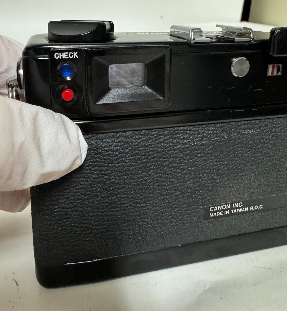 完動 Canonet Giii QL17 ブラックレンジファインダー AEOK