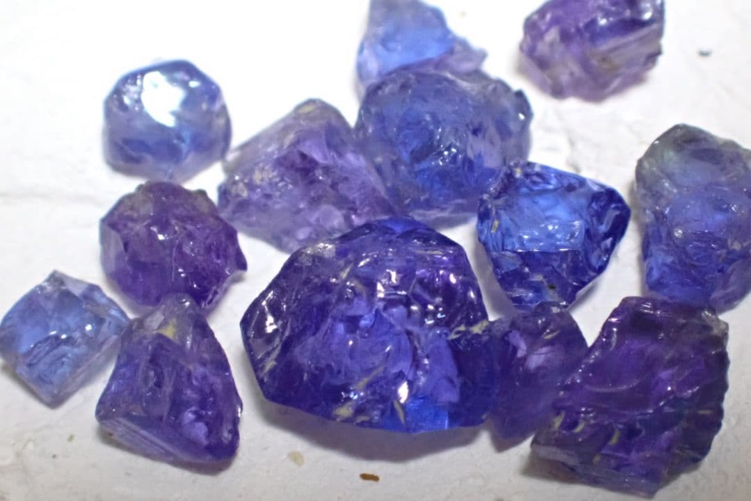 タンザナイト　原石　13点セット　送料無料