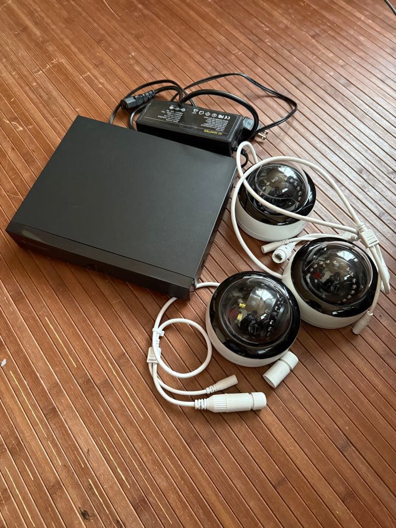 JENNOV 防犯カメラ 4台セット 500万画素 3TB HDD