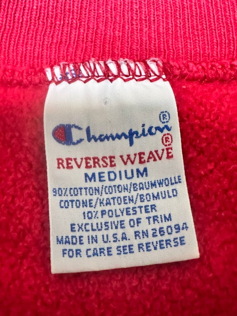 90s USA製 Champion REVERSE WEAVE 刺繍タグ