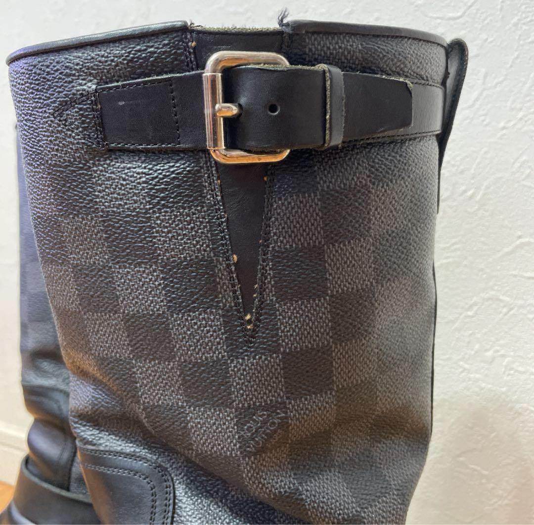 P*I様 ルイヴィトン ダミエ グラフィット エンジニアブーツ メンズ 27.5