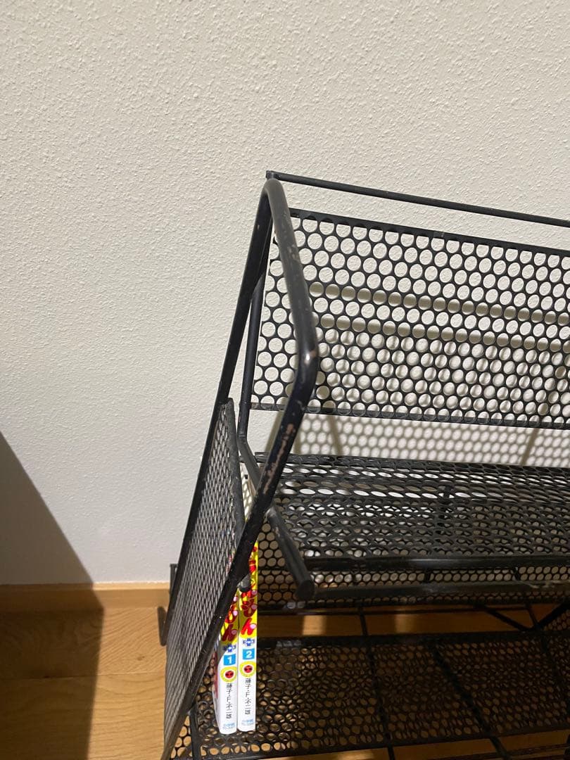 50年代　60年代 ミッドセンチュリー　マガジンシェルフ　アイアン棚