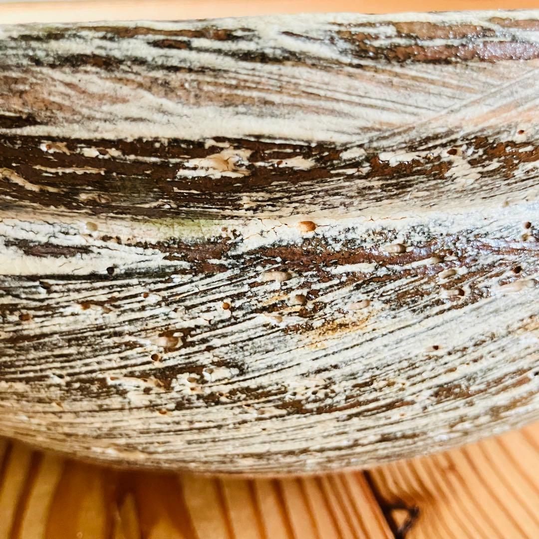 美品　伊賀土鍋 刷毛目 大 （約3～5人用）日本製 民芸