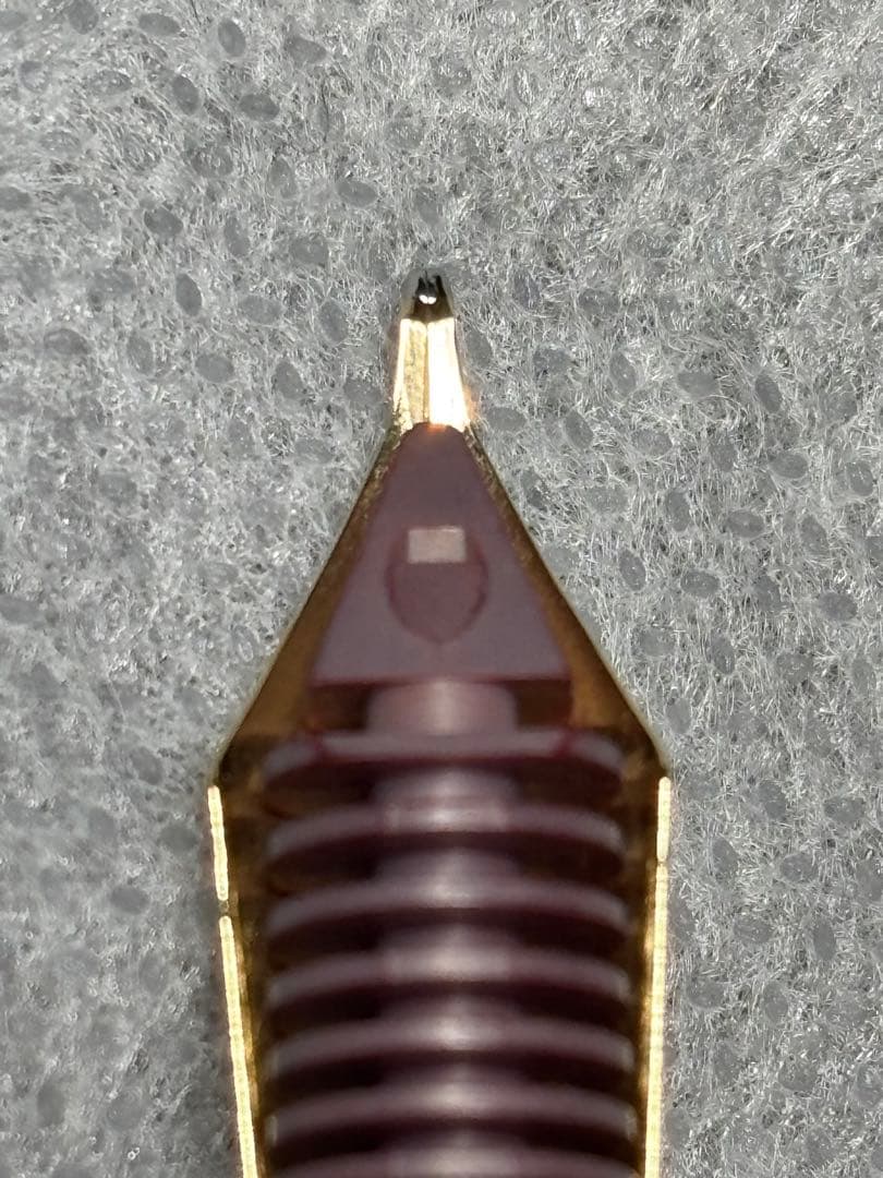 Namiki 赤 万年筆 木箱付き　ペン先20号のB（太字）