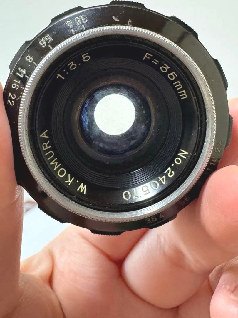 KOMURA 74- W- KOMURA 35mm f/3.5 初期型