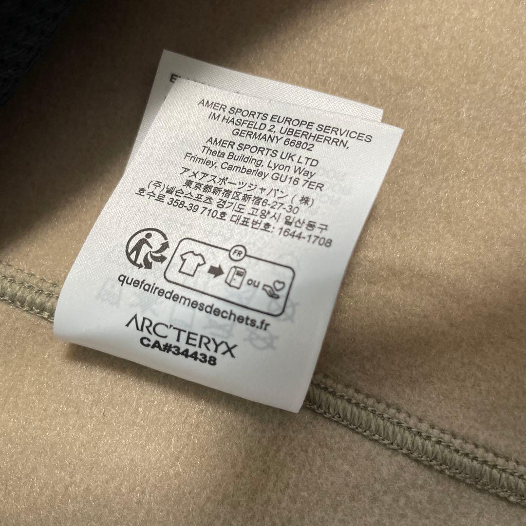 新品未使用　アークテリクス　プルオーバー　フーディ　ベージュ　XL