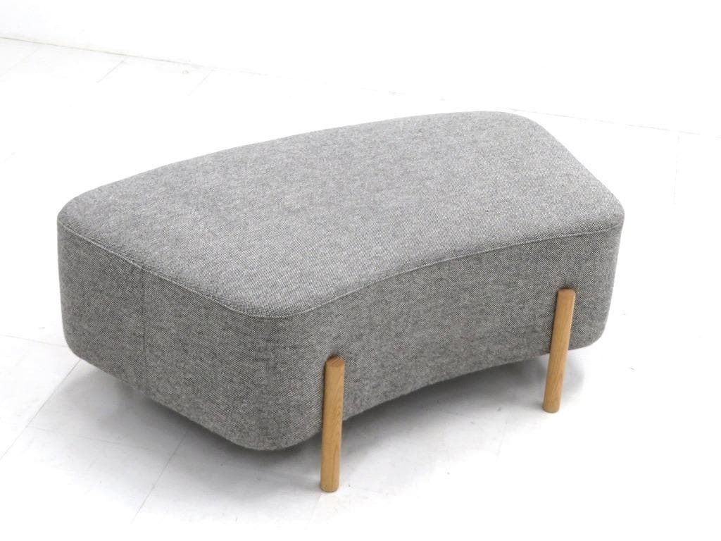 展示品　カリモク　ドラドラ　北欧　オーク材　ソファ オットマン　ラウンジチェア