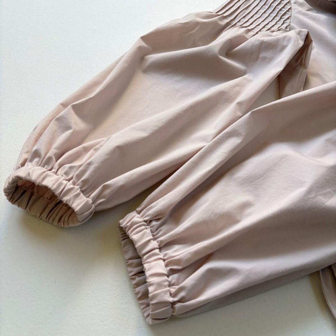 【ユナイテッドアローズ】ブラウス　チュールカラー 2WAY　ライトピンク　F