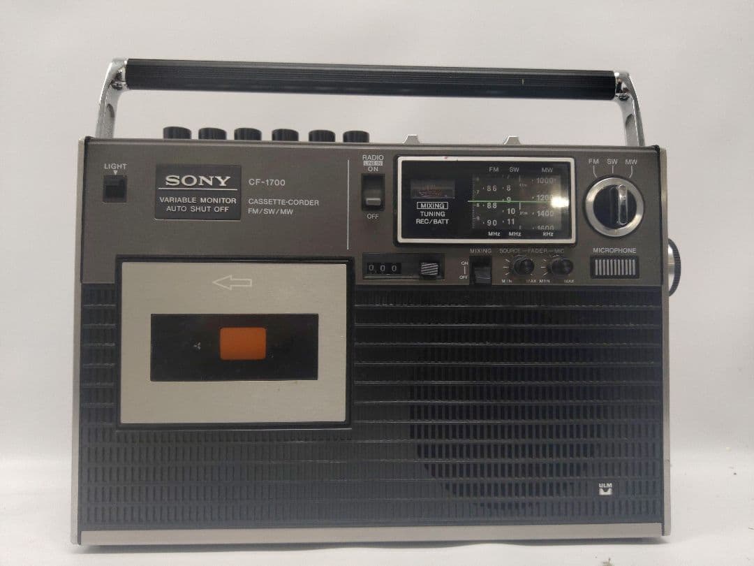 SONY　ラジカセ　CF-1700　昭和　レトロ