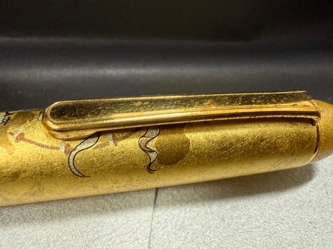 PLATINUM 万年筆 14Kペン先 風神雷神金沢箔万年筆